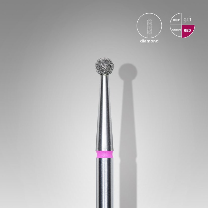 STALEKS Fresadora de diamante Ø 2,5 mm, bola