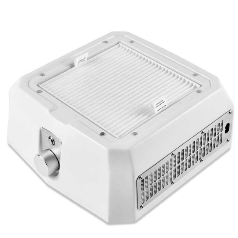 MICROSTOP Base Pro White Stolní manikúrní odsávačka prachu, bílá