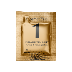 BIOSMETICS Formula 1 Laminación de cejas y lifting de pestañas - emulsión ondulada 1 ml