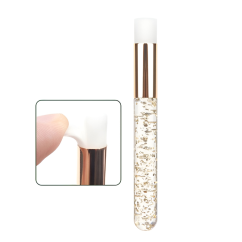 Čisticí kartáček na prodloužené řasy, zlatý