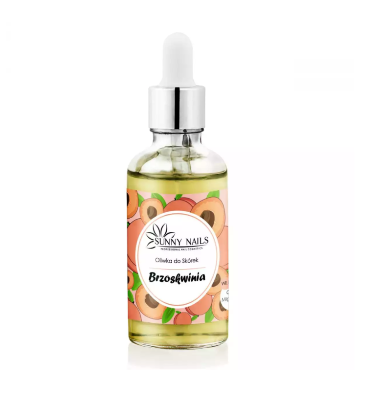 SUNNY NAILS - olej na nehty s kapátkem Broskev, 50 ml