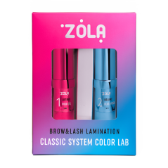 ZOLA Classic System Color Lab - набор для ламинирования бровей и ресниц Classic Color Lab