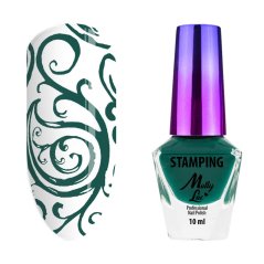 MOLLY LAC Stamping - esmalte para estampar uñas, 08 verde, 10 ml