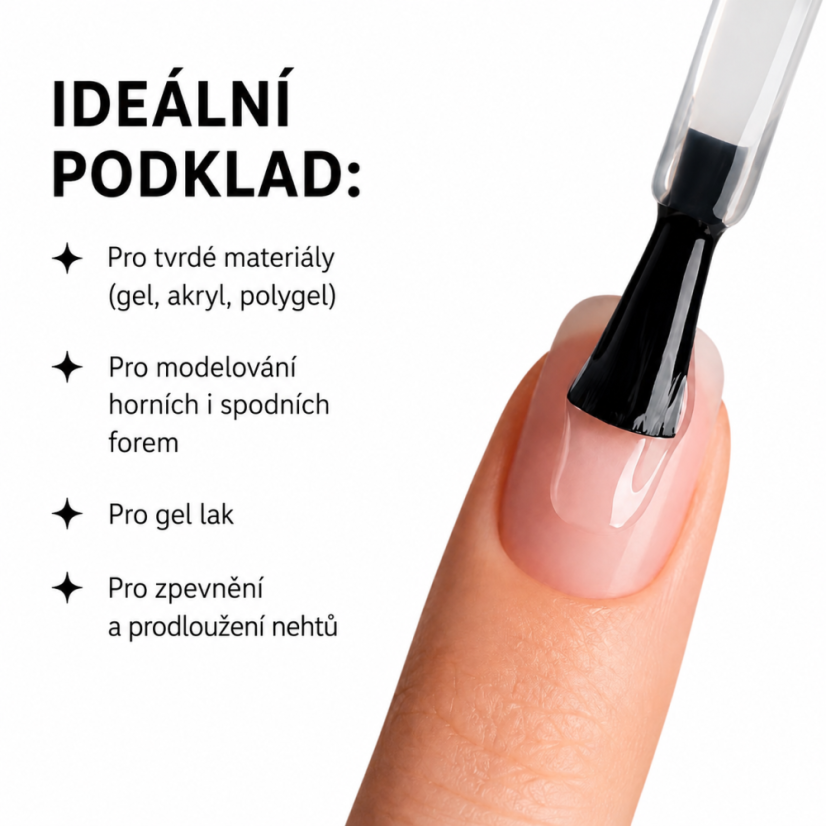 COSMONAIL Rubber Base Clear, 8 ml