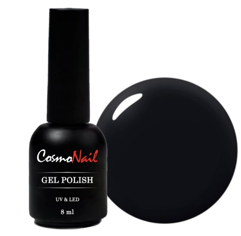 COSMONAIL Gel polish Pure black, 8 ml