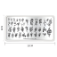 BORN PRETTY Animal L009 - plantillas para uñas