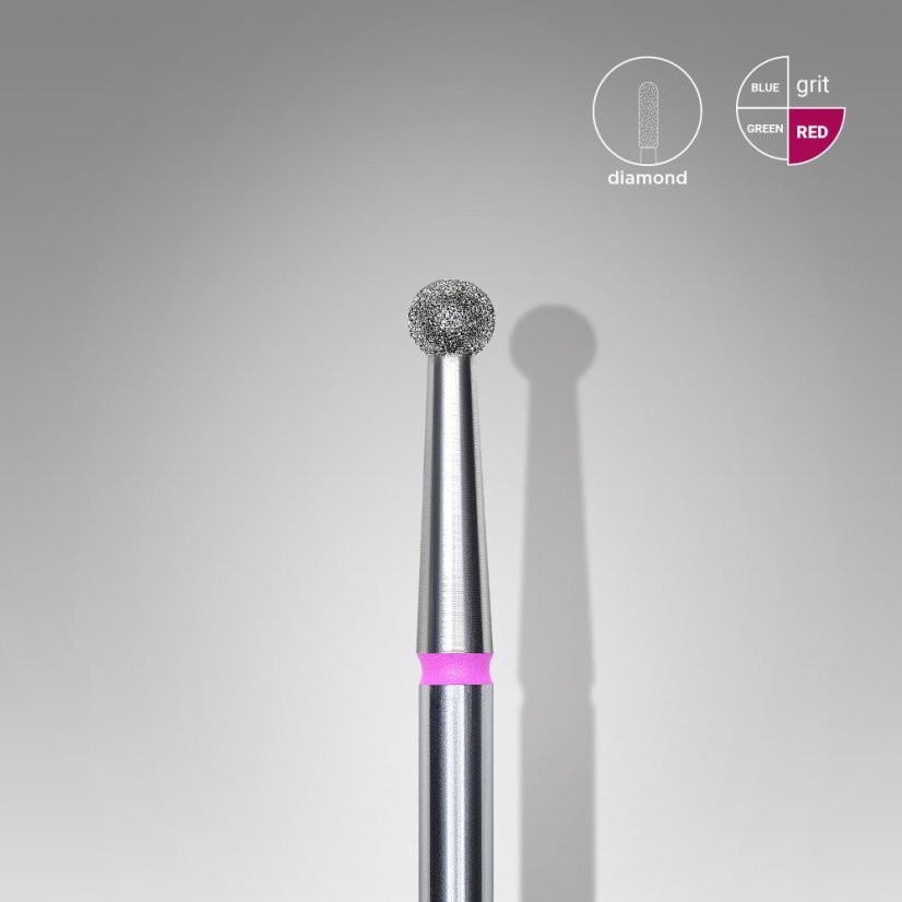 STALEKS Fresadora de diamante Ø 2,7 mm, bola