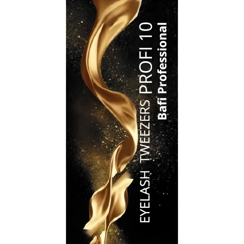BAFI Pinzas para pestañas profesionales PROFI 10 - rectas