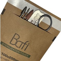 BAFI Bolsas de esterilización 75x150 mm, 100 unidades