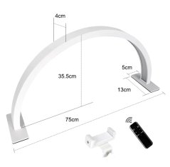 MOON 120X Stolní kosmetická lampa, bílá