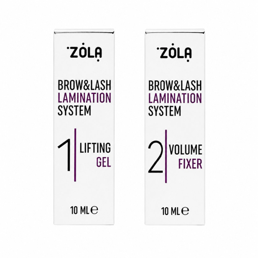 ZOLA Lifting&Fixer Kit de laminación de pestañas y cejas