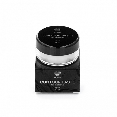 LOVELY - Pasta para cejas blanca, 10 g