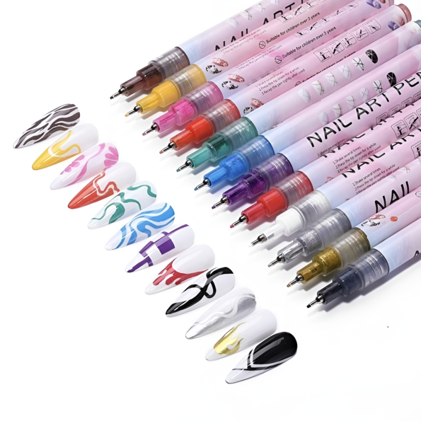 BORN PRETTY Lápices para nail art, juego de 6 uds
