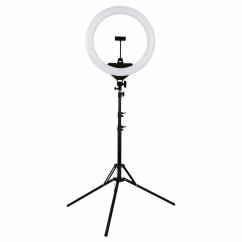 Luz redonda con trípode, 56 cm