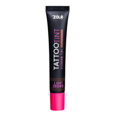 ZOLA Tattoo Tint Light Brown - barva na obočí a řasy, 15 ml
