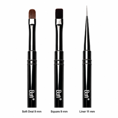 BAFI Gel Hабор кистей  для маникюра, 3 шт