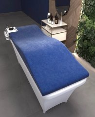Anatomická matrace na kosmetické lehátko 60x180 s paměťovou pěnou, modrá