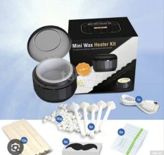 BAFI Mini Kit de depilación para el vello de la nariz y las orejas, cejas y bigote