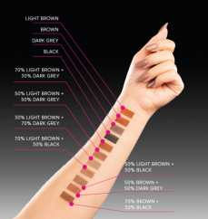 ZOLA Tattoo tint Light brown - barva na řasy a obočí, 15 ml