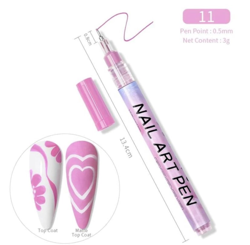 BORN PRETTY - marcador de manicura, rosa