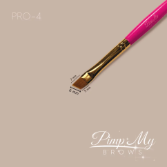 PIMP MY BROWS - кисть для бровей скошенная N 4