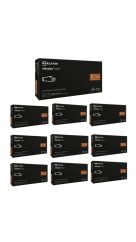 MERCATOR - нестерильные нитриловые перчатки Nitrylex XL, черные, набор 10 упаковок