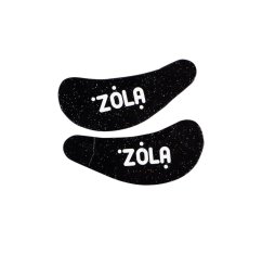 ZOLA - almohadillas oculares de silicona negras, 1 par