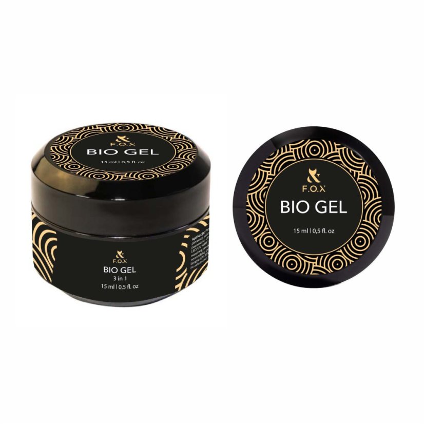 F.O.X - Bio Gel 3 in 1 Base Top Builder, 15 ml