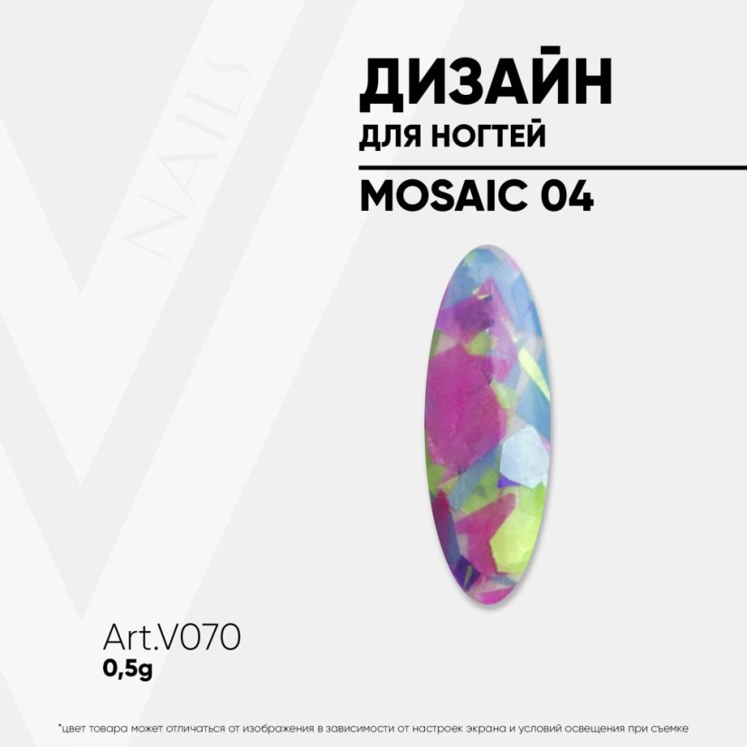 VOGUE NAILS - design na nehty Mosaic 04