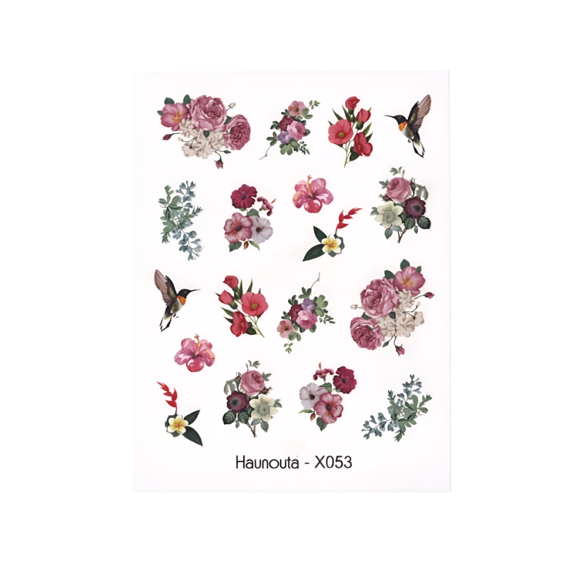 BORN PRETTY Pegatinas para uñas X053