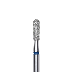 STALEKS – Fresa de diamante, cilindro redondeado, azul 23/8, FA30B023/8