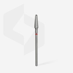 STALEKS Fresa de metal duro roja 4/13 mm, cono