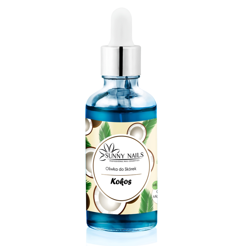 SUNNY NAILS - Aceite de coco para uñas y cutículas, 50 ml