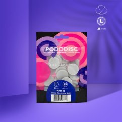 STALEKS - файлы спонжи для педикюрного диска L, PDFB-25