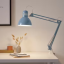 Pracovní lampa - šedě modrá