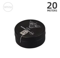 Hilo blanco para cejas 20m