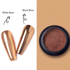 BORN PRETTY Metallic 12 - pigmento para uñas