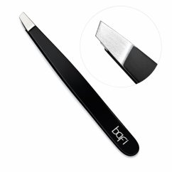 BAFI Pinzas profesionales para cejas Classic 95/3, negra
