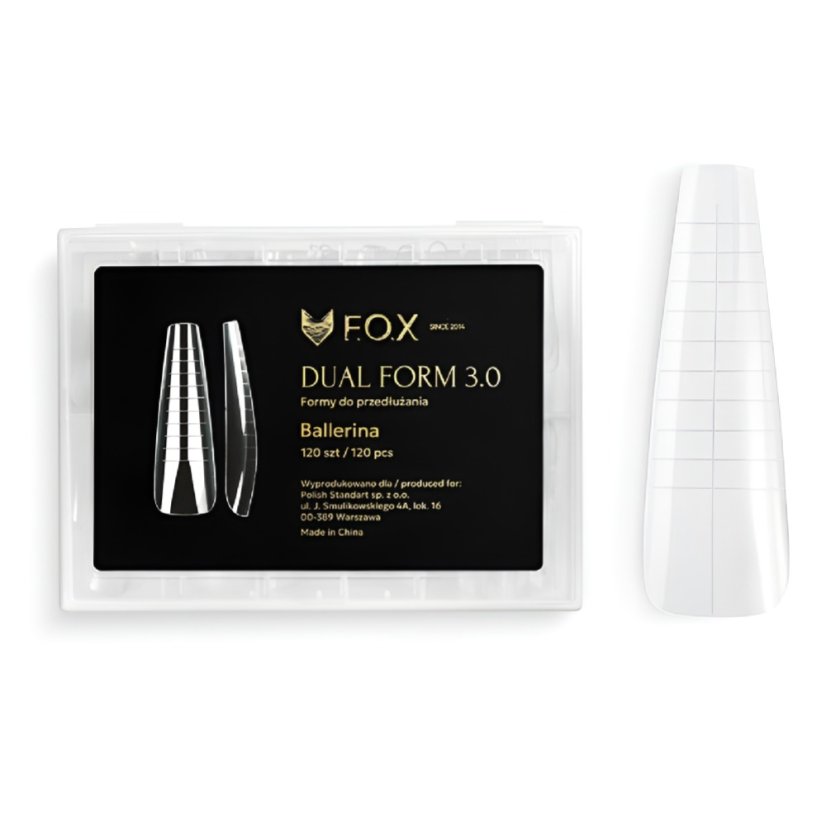 F.O.X Dual formy na nehty 3.0 Balerína, 120 ks F.O.X Dual formy na nehty 3.0 Balerína, 120 ks