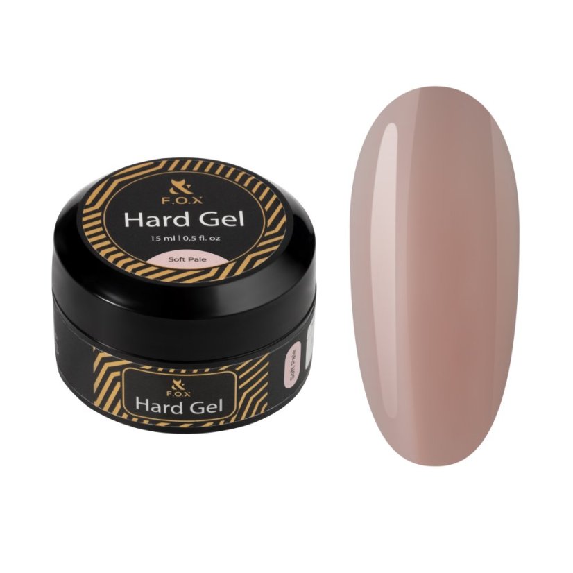 F.O.X - hard gel Soft Pale, 15 ml