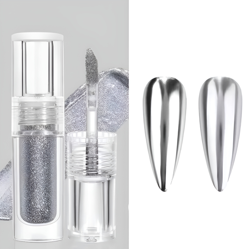 BORN PRETTY Mirror effect 1 - pigmento para uñas, 3 g