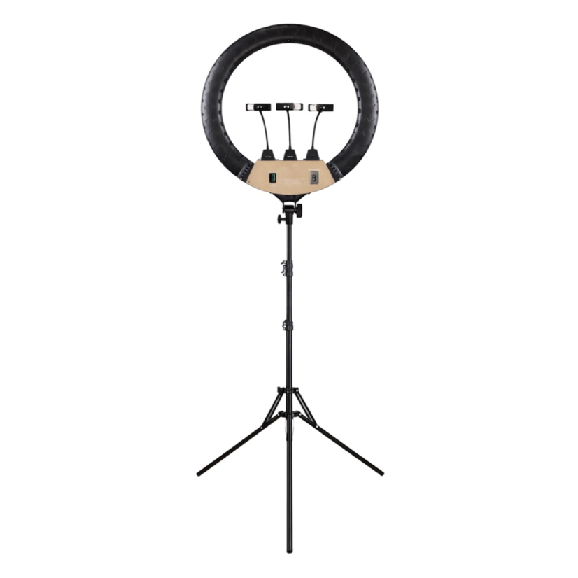 Profesionální kruhové LED světlo 56 cm se stativem, pro make-up, studio  a focení