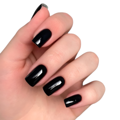 COSMONAIL Gel Polish Pure Black, 8 ml