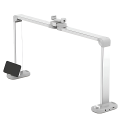 Lámpara de mesa LED plegable, blanca