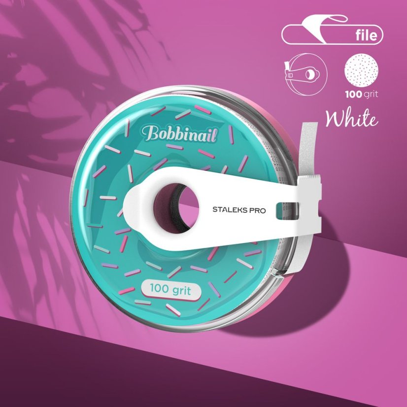 STALEKS EXPERT AT-100w - papel de lija de repuesto en carrete de plástico, blanco