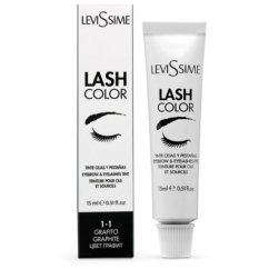 LEVISSIME Lash Color - tinte para pestañas y cejas grafito, 15 ml