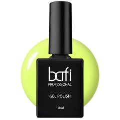 BAFI Gel Polish 034 Lime Yellow, 10 ml