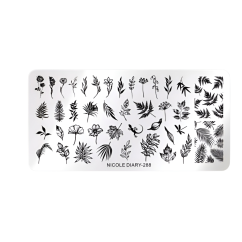 NICOLE DIARY Plantillas para uñas - 288