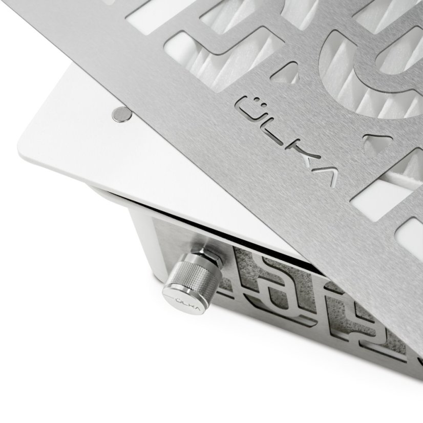 ULKA AERO B  rejilla protectora para extractor, plateada-KOPIE-KOPIE