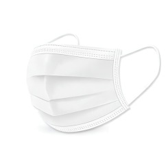 Mascarilla blanca, 50 uds